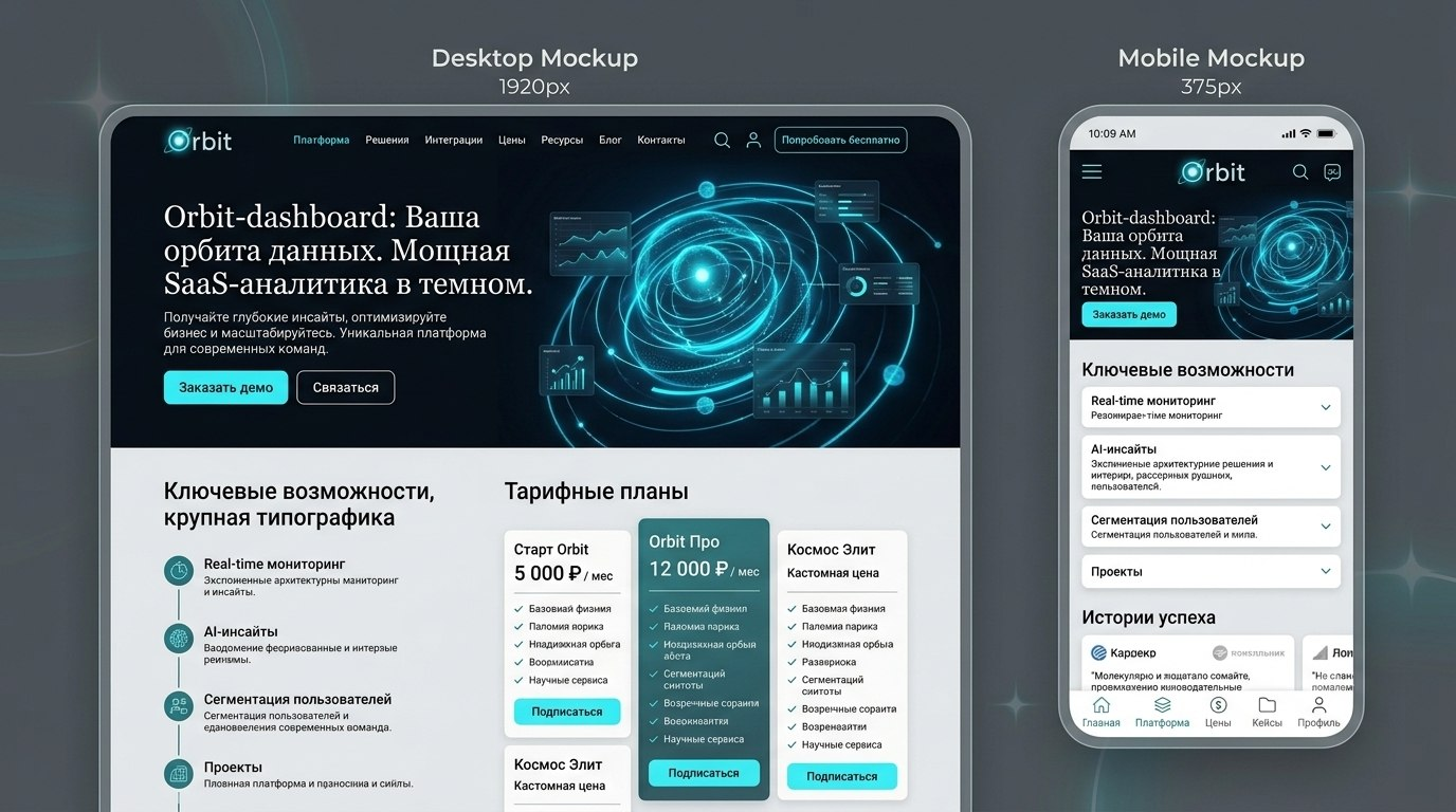 Orbit Dashboard — превью